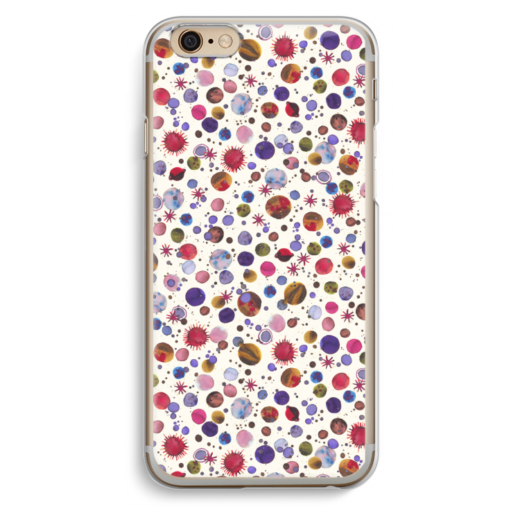 Planets Space: iPhone 6 / 6S Transparant Hoesje
