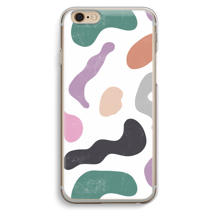 Memphis Shapes: iPhone 6 / 6S Transparant Hoesje