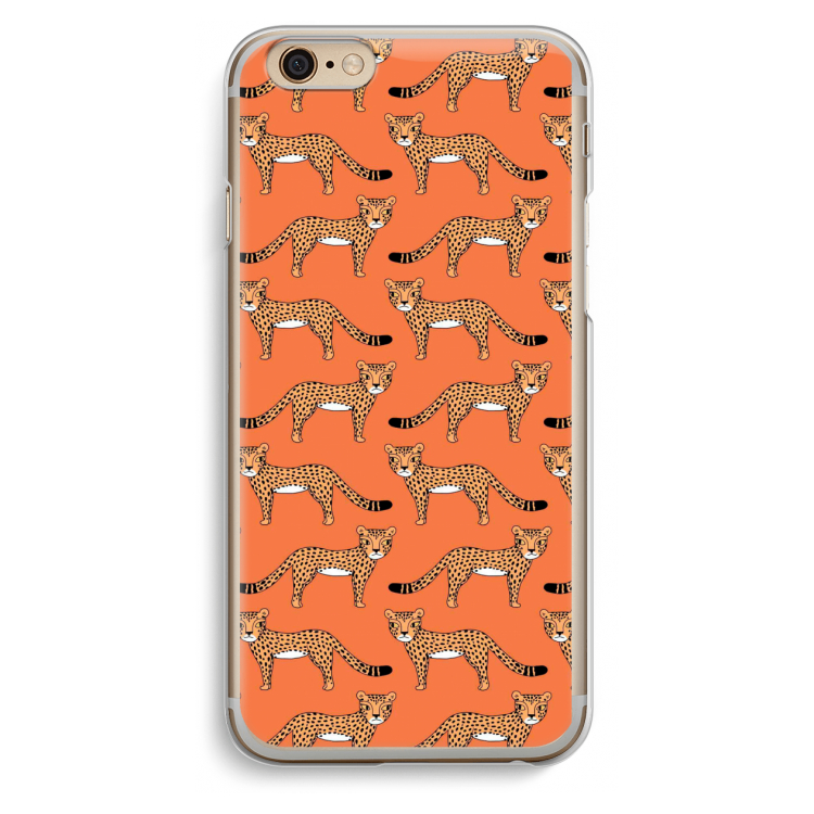 Cheetah: iPhone 6 / 6S Transparant Hoesje