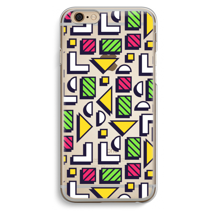 8-bit N°4: iPhone 6 / 6S Transparant Hoesje