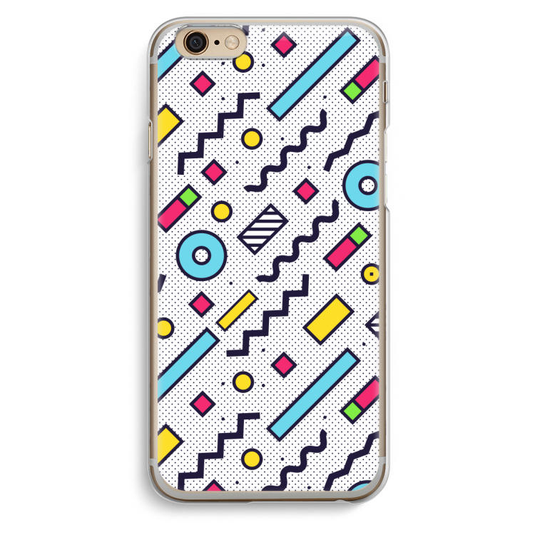 8-bit N°8: iPhone 6 / 6S Transparant Hoesje