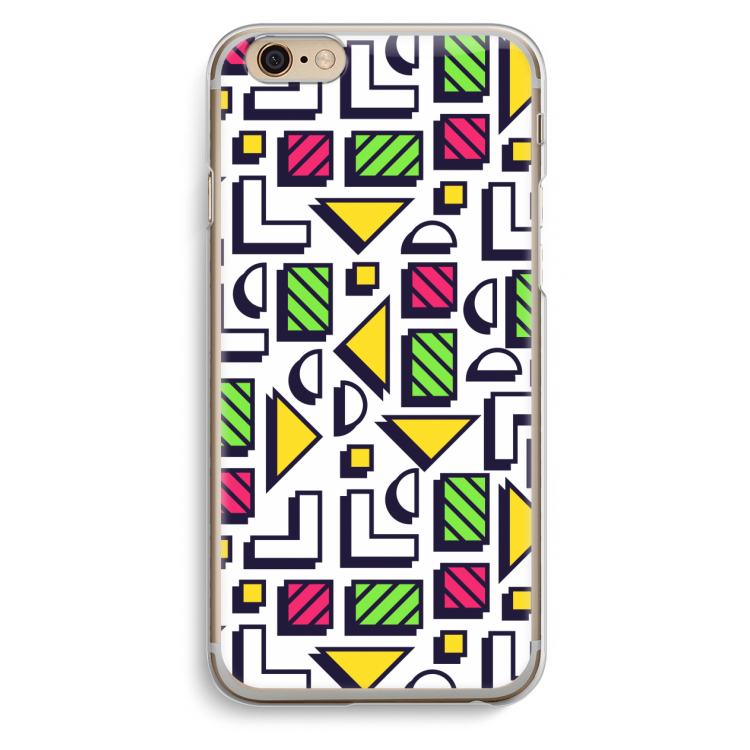 8-bit N°4: iPhone 6 / 6S Transparant Hoesje