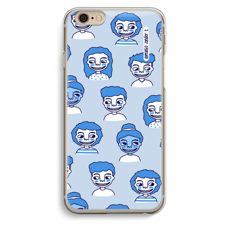Gezichtjes: iPhone 6 / 6S Transparant Hoesje