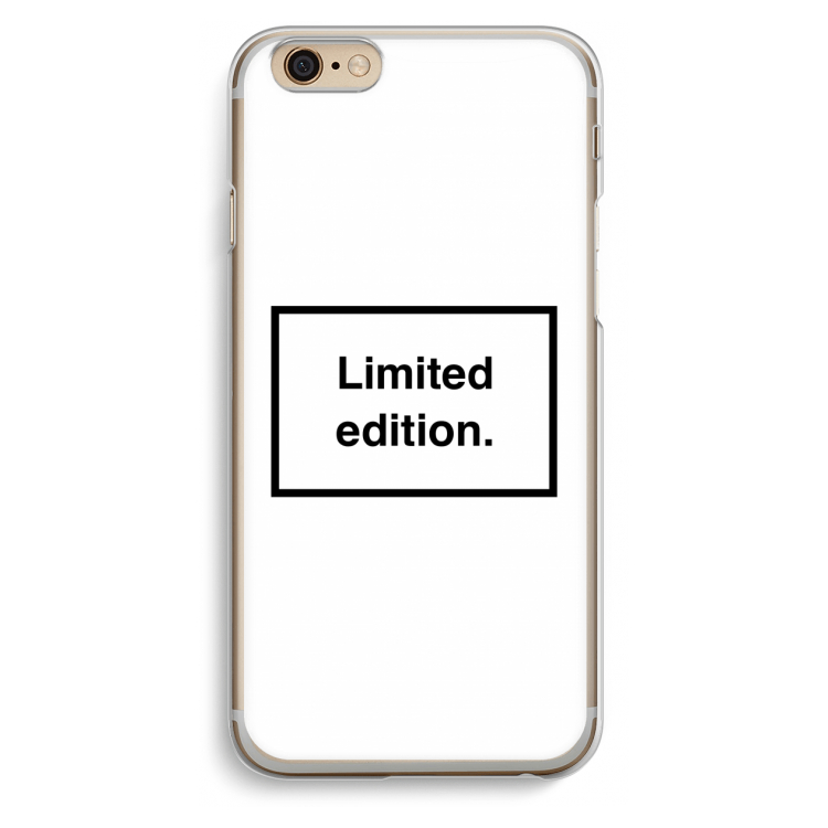 Limited edition: iPhone 6 / 6S Transparant Hoesje