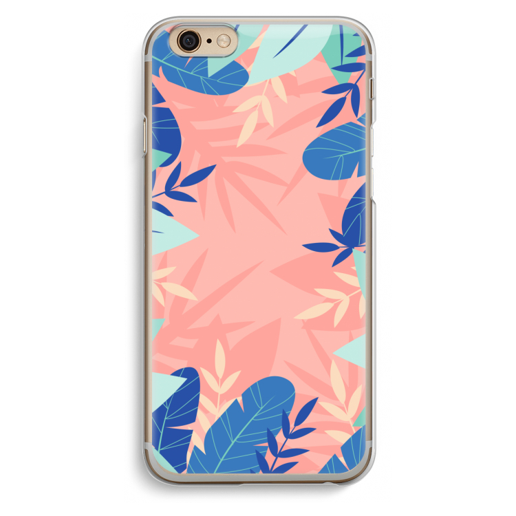 Tropisch: iPhone 6 / 6S Transparant Hoesje