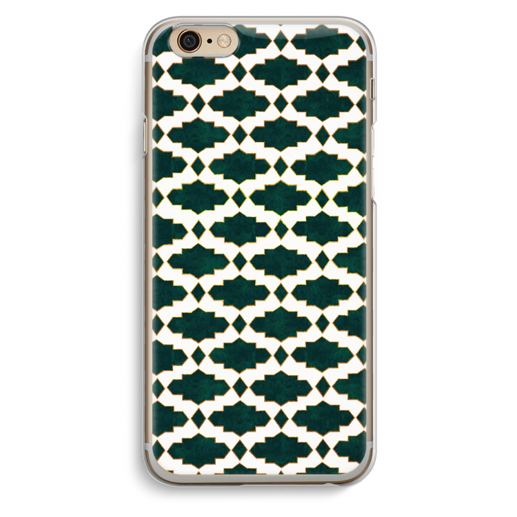Moroccan tiles: iPhone 6 / 6S Transparant Hoesje