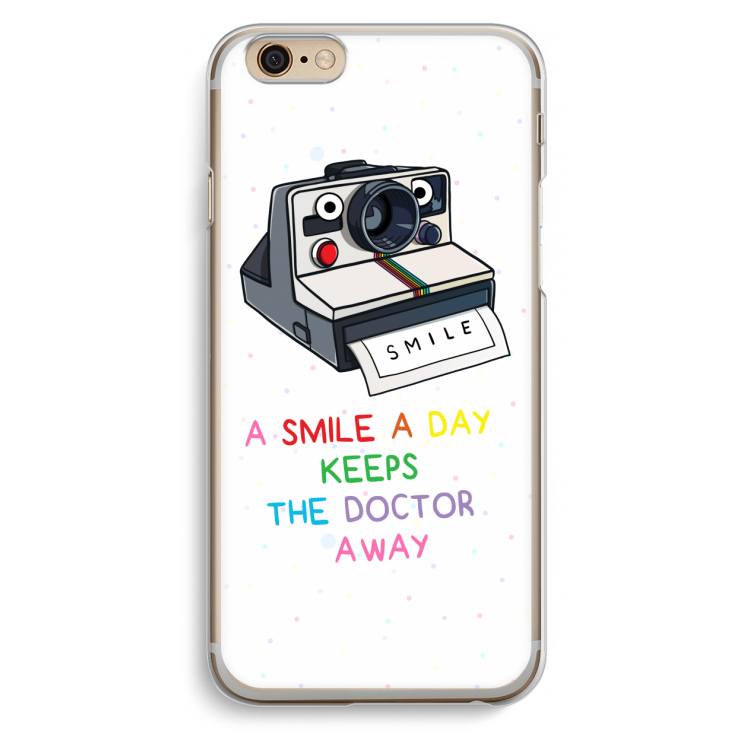 Smile: iPhone 6 / 6S Transparant Hoesje