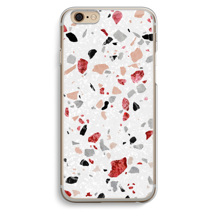 Terrazzo N°12: iPhone 6 / 6S Transparant Hoesje