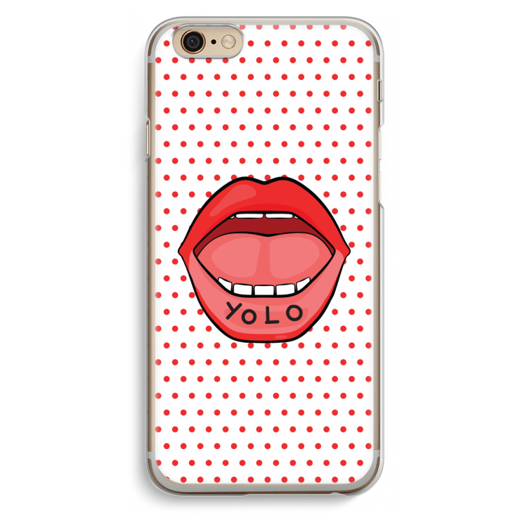 Yolo Denise: iPhone 6 / 6S Transparant Hoesje