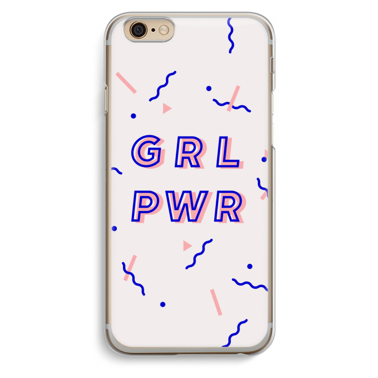GRL PWR: iPhone 6 / 6S Transparant Hoesje