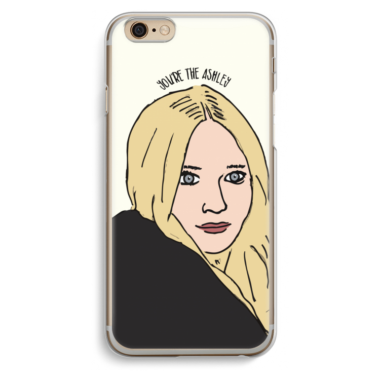 Ashley: iPhone 6 / 6S Transparant Hoesje