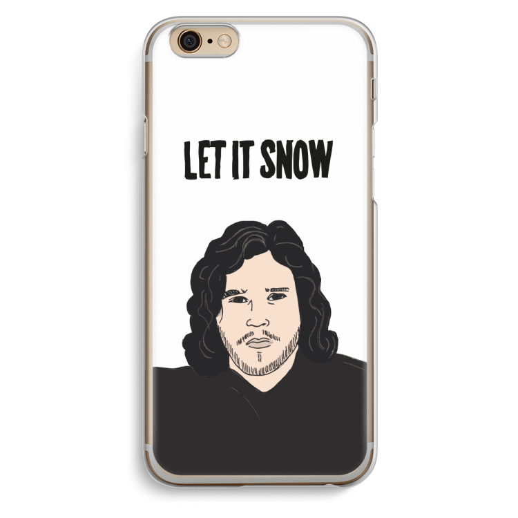 Let It Snow: iPhone 6 / 6S Transparant Hoesje