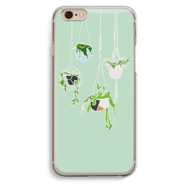 Hang In There: iPhone 6 / 6S Transparant Hoesje