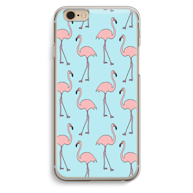 Anything Flamingoes: iPhone 6 / 6S Transparant Hoesje