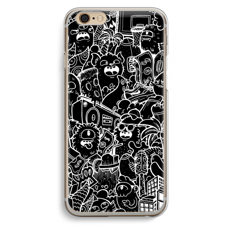Vexx Black City : iPhone 6 / 6S Transparant Hoesje