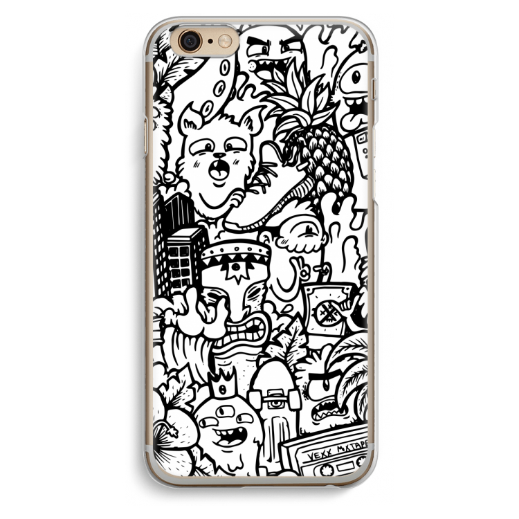 Vexx Mixtape #2: iPhone 6 / 6S Transparant Hoesje