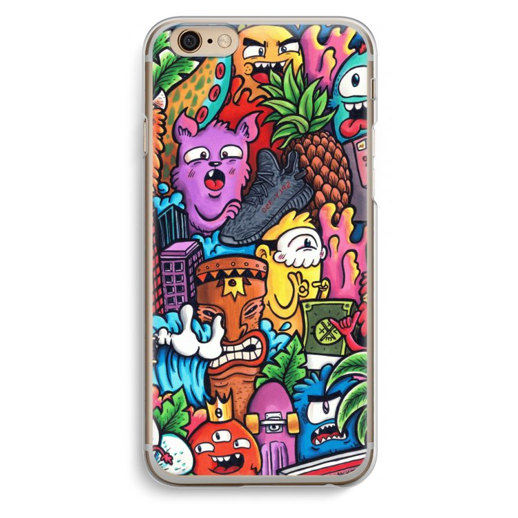 Vexx Mixtape: iPhone 6 / 6S Transparant Hoesje