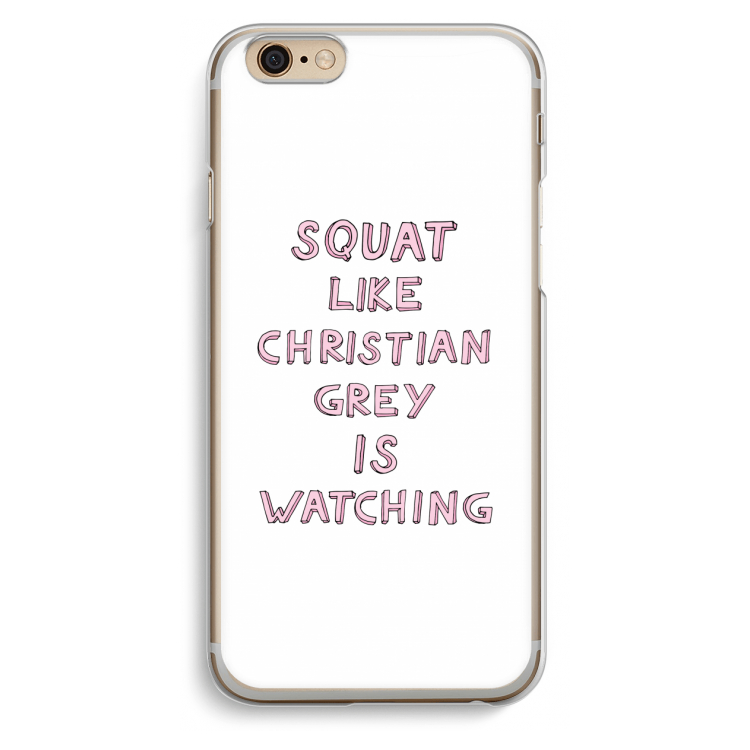 Christian Grey: iPhone 6 / 6S Transparant Hoesje
