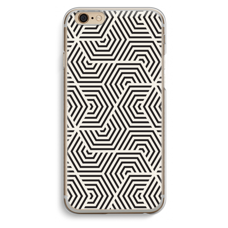 Magic pattern: iPhone 6 / 6S Transparant Hoesje