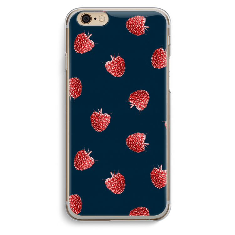 Framboosjes: iPhone 6 / 6S Transparant Hoesje