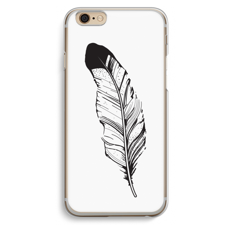 Pluim: iPhone 6 / 6S Transparant Hoesje