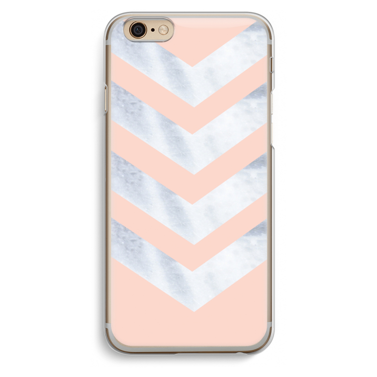 Marmeren pijlen: iPhone 6 / 6S Transparant Hoesje
