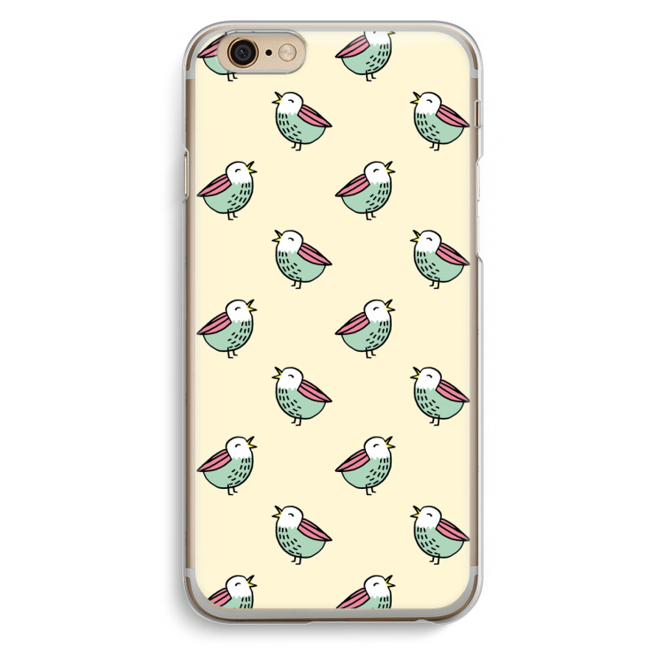 Vogeltjes: iPhone 6 / 6S Transparant Hoesje