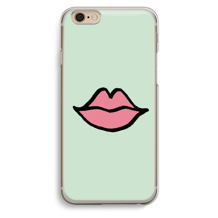 Kusje: iPhone 6 / 6S Transparant Hoesje