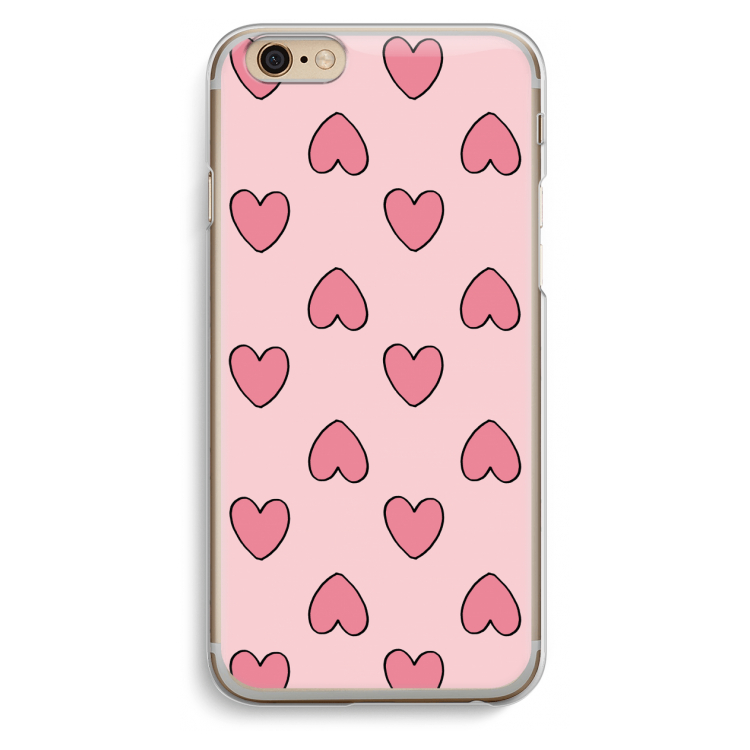 Ondersteboven verliefd: iPhone 6 / 6S Transparant Hoesje