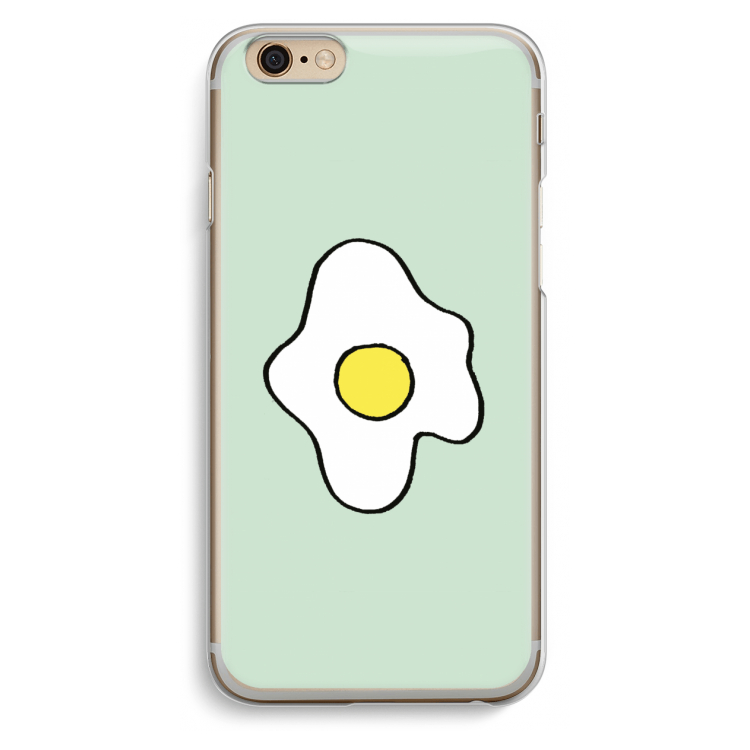 Spiegelei: iPhone 6 / 6S Transparant Hoesje