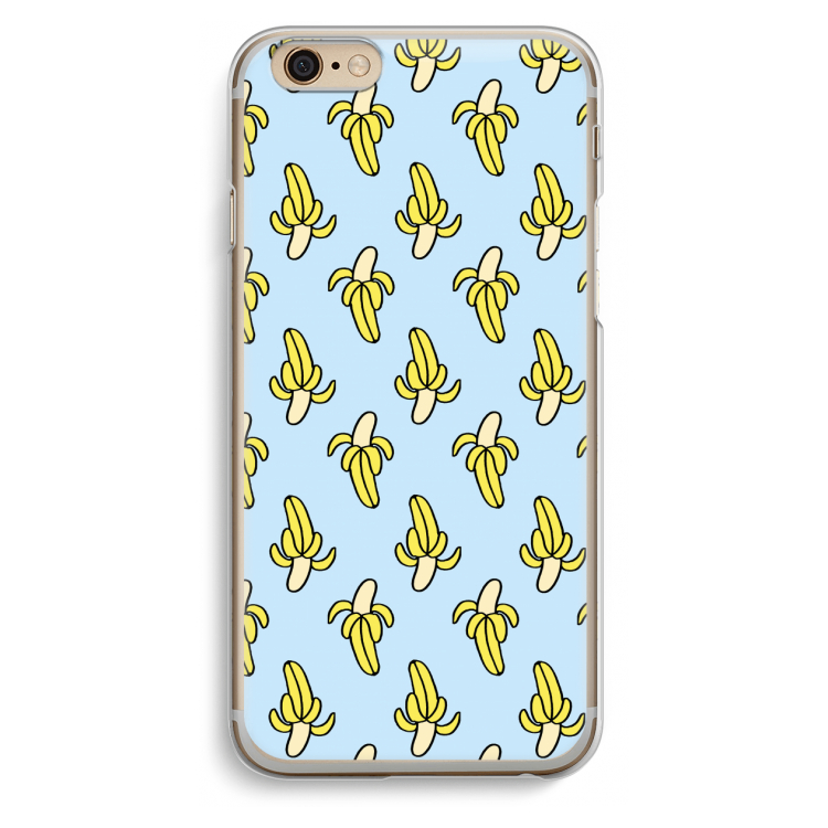 Bananas: iPhone 6 / 6S Transparant Hoesje