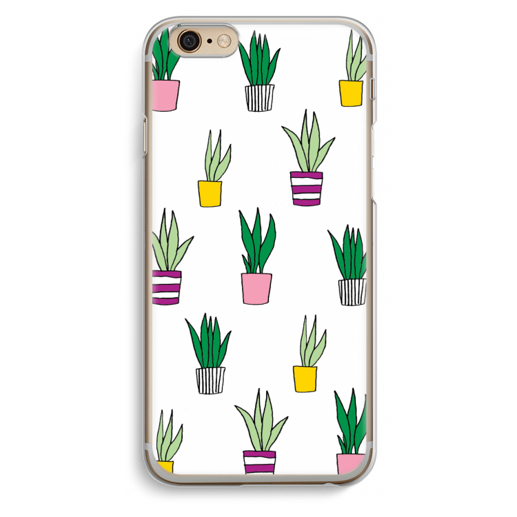 Sanseveria: iPhone 6 / 6S Transparant Hoesje