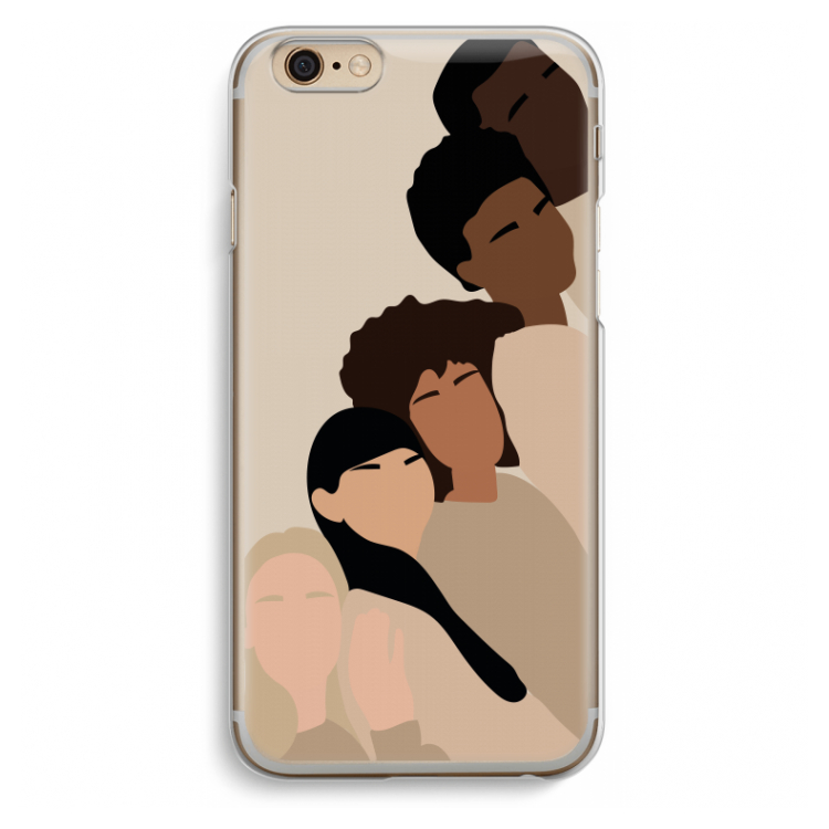 Sweet creatures: iPhone 6 / 6S Transparant Hoesje