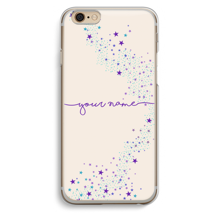 Sterren: iPhone 6 / 6S Transparant Hoesje