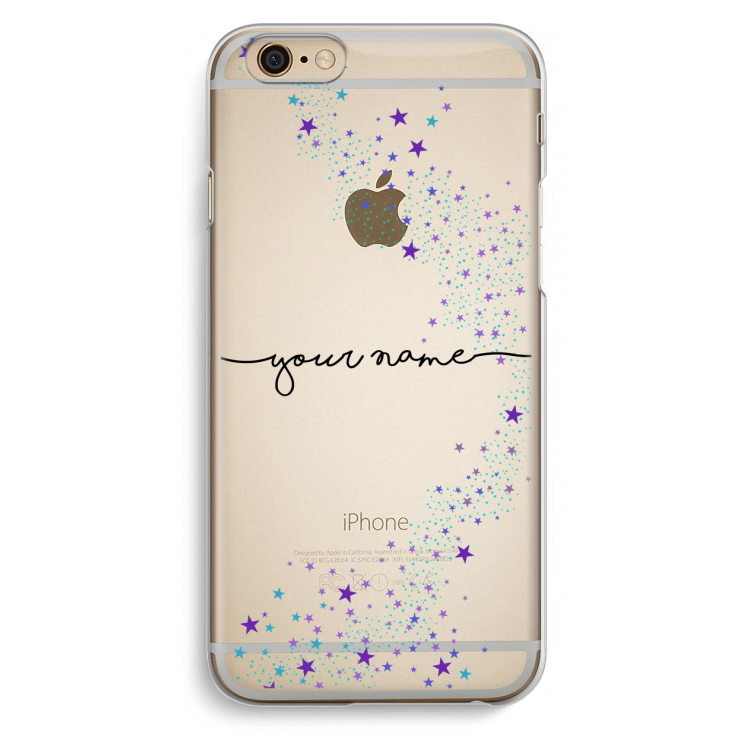 Sterren: iPhone 6 / 6S Transparant Hoesje