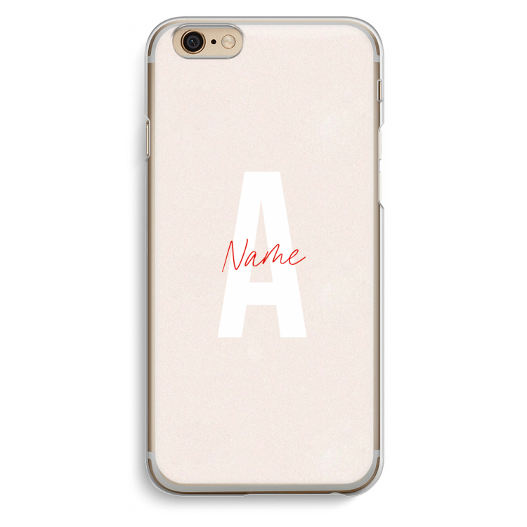 Strawberry Milkshake: iPhone 6 / 6S Transparant Hoesje