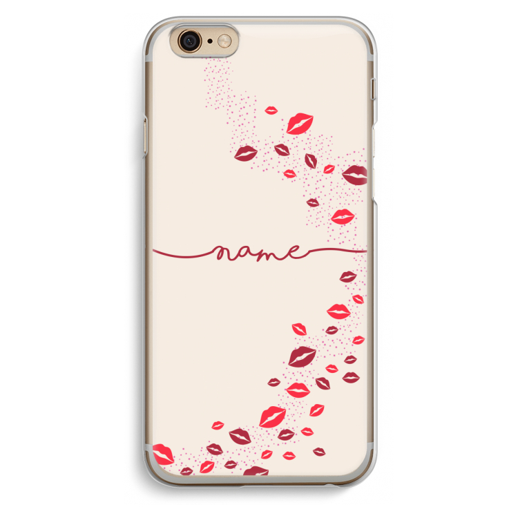 Kusjes: iPhone 6 / 6S Transparant Hoesje