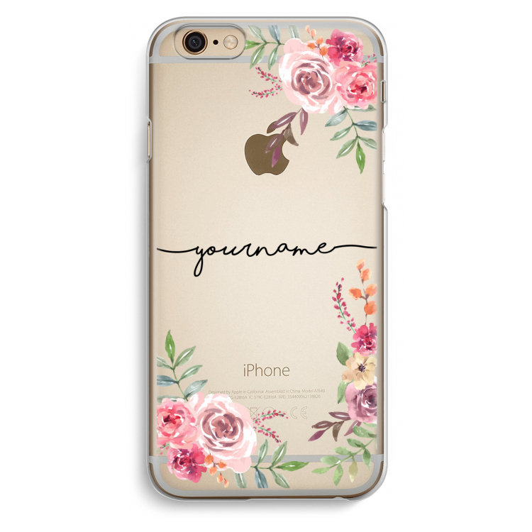 Rozen: iPhone 6 / 6S Transparant Hoesje