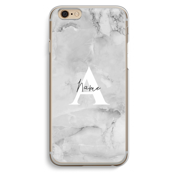 Ivory Marble: iPhone 6 / 6S Transparant Hoesje