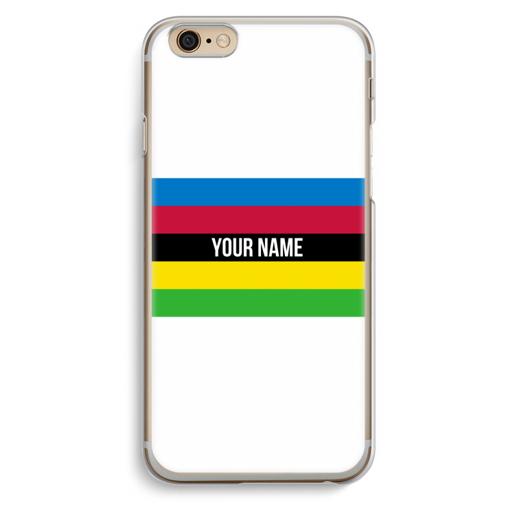 WK Wielrennen: iPhone 6 / 6S Transparant Hoesje
