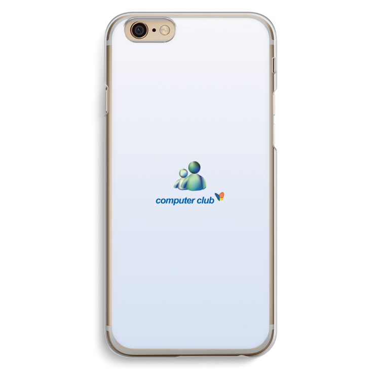 MSN: iPhone 6 / 6S Transparant Hoesje