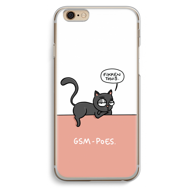 GSM poes: iPhone 6 / 6S Transparant Hoesje