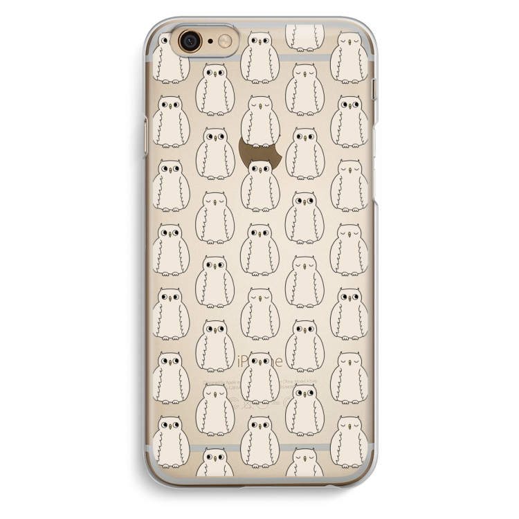 Uilen: iPhone 6 / 6S Transparant Hoesje