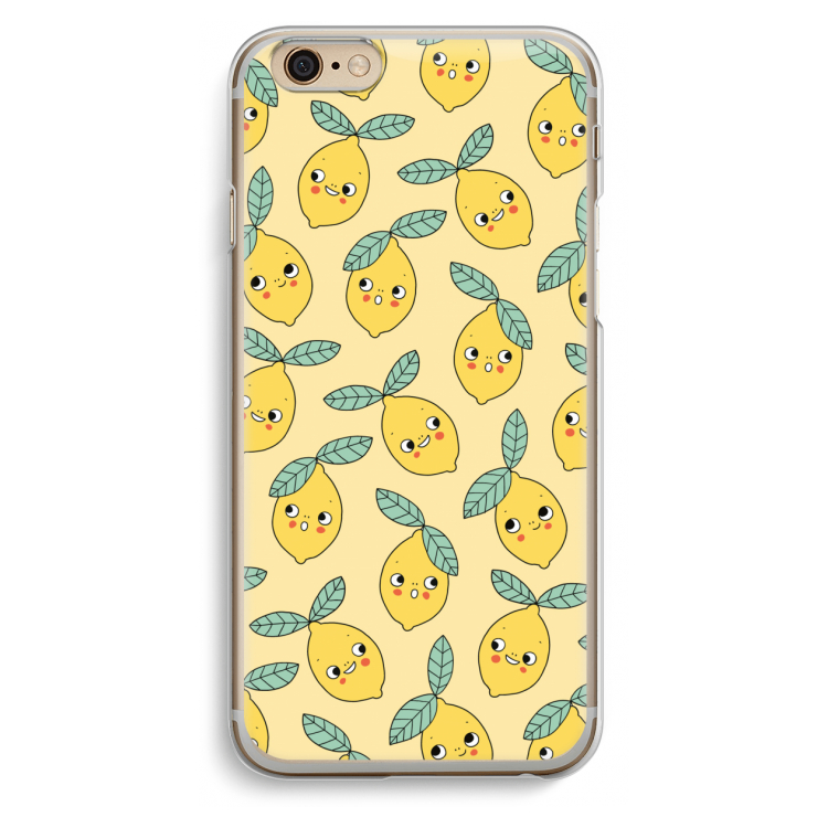 Citroenen: iPhone 6 / 6S Transparant Hoesje