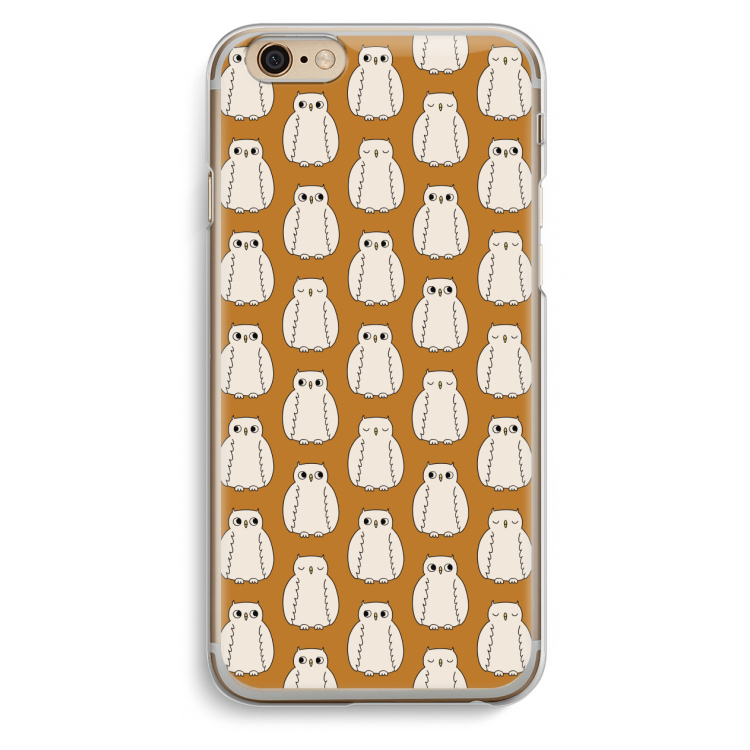Uilen: iPhone 6 / 6S Transparant Hoesje
