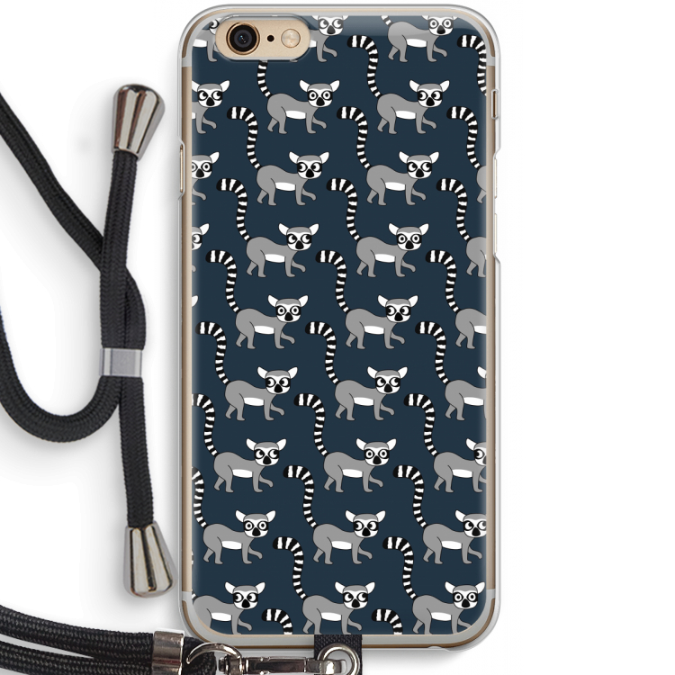Makis: iPhone 6 / 6S Transparant Hoesje met koord