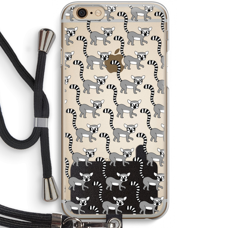 Makis: iPhone 6 / 6S Transparant Hoesje met koord