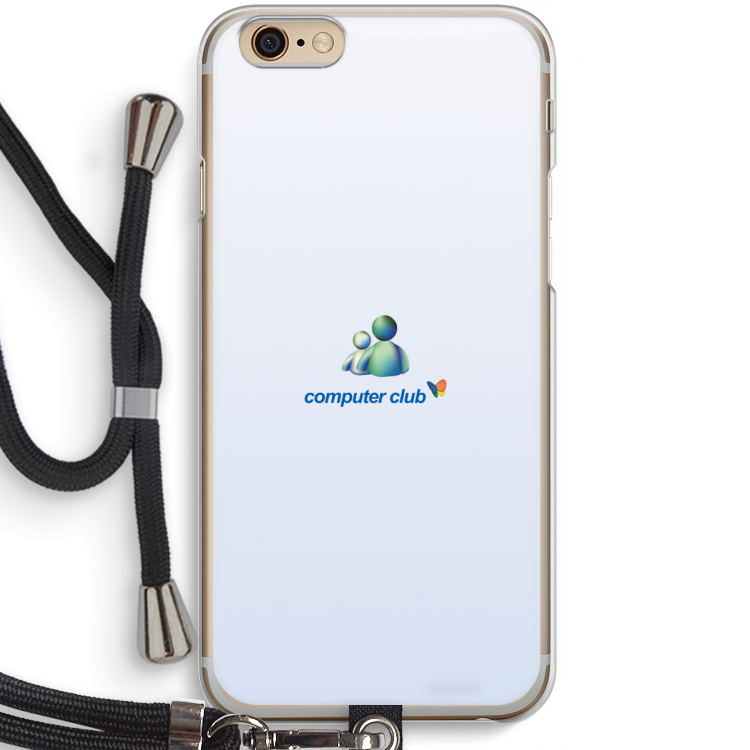 MSN: iPhone 6 / 6S Transparant Hoesje met koord