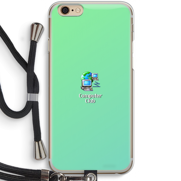 Win98: iPhone 6 / 6S Transparant Hoesje met koord