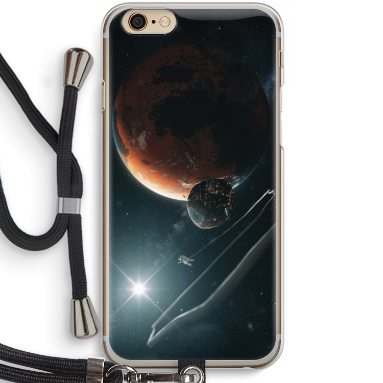 Mars Renaissance: iPhone 6 / 6S Transparant Hoesje met koord